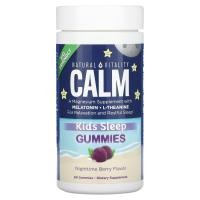 ราคา Natural Vitality, Calm, Kids Sleep Gummies, Nighttime Berry, 60 Gummies (PTG-04382)