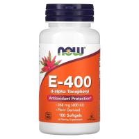 ราคา NOW Foods, E-400, 268 mg (400 IU), 100 Softgels (NOW-00837)