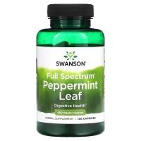 ราคา Swanson, Full Spectrum Peppermint Leaf, 400 mg, 120 Capsules (SWV-11350)