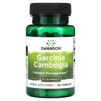 ราคา Swanson, Garcinia Cambogia 5:1 Extract, 60 Capsules (SWV-11578)