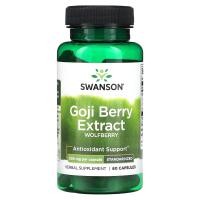 ราคา Swanson, Goji Berry Extract, 500 mg, 60 Capsules (SWV-14149)