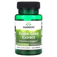 ราคา Swanson, Grape Seed Extract, 200 mg, 60 Capsules (SWV-14081)