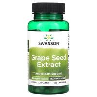 ราคา Swanson, Grape Seed Extract, 50 mg, 120 Capsules (SWV-14155)