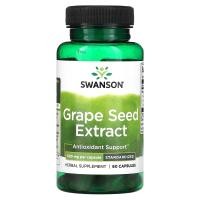 ราคา Swanson, Grape Seed Extract, Standardized, 500 mg, 60 Capsules (SWV-14093)