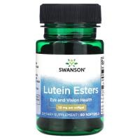 ราคา Swanson, Lutein Esters, 20 mg, 60 Softgels (SWV-01902)