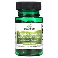 ราคา Swanson, MegaNatural-BP Grape Seed Extract, 300 mg, 30 Capsules (SWV-02415)