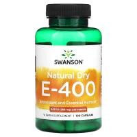 ราคา Swanson, Natural Dry E-400, 268 mg (400 IU), 100 Capsules (SWV-01131)