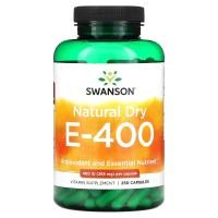 ราคา Swanson, Natural Dry E-400, 268 mg (400 IU), 250 Capsules (SWV-01132)