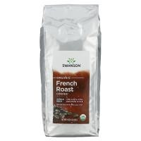ราคา Swanson, Organic French Roast Coffee, Whole Bean, Dark Roast, 16 oz (454 g) (SWV-24066)