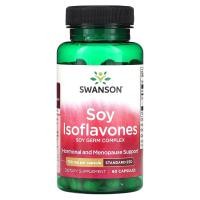 ราคา Swanson, Soy Isoflavones, 750 mg, 60 Capsules (SWV-11559)