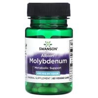 ราคา Swanson, Albion Molybdenum, 400 mcg, 60 Veggie Caps (SWV-02838)