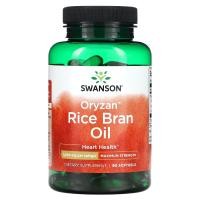 ราคา Swanson, Oryzan Rice Bran Oil, Maximum Strength, 1,000 mg, 90 Softgels (SWV-17044)
