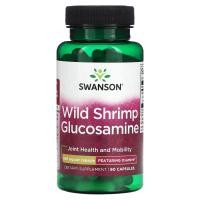 ราคา Swanson, Wild Shrimp Glucosamine, 500 mg, 90 Capsules (SWV-02828)