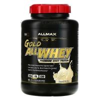 ราคา ALLMAX, AllWhey Gold, 100% Whey Protein + Premium Whey Protein Isolate, French Vanilla, 5 lbs. (2.27 kg) (AMX-12126)