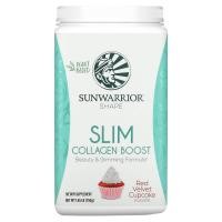 ราคา Sunwarrior, Shape, Slim Collagen Boost, Red Velvet Cupcake, 1.65 lb (750 g) (SUW-92024)