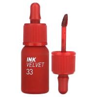 ราคา Peripera, Ink Velvet Lip Tint, 33 Pure Red, 0.14 oz (4 g) (PPA-28392)