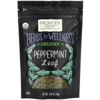 ราคา Frontier Co-Op, Organic Peppermint Leaf, 2.05 oz (58 g) (FRO-31113)