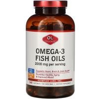 ราคา Olympian Labs, Omega-3 Fish Oils, 1,000 mg, 240 Softgels (OLY-03112)