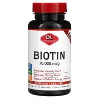 ราคา Olympian Labs, Biotin, 10,000 mcg, 60 Tablets (OLY-91035)