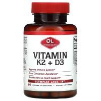 ราคา Olympian Labs, Vitamin K2 + D3, 60 Capsules (OLY-91215)