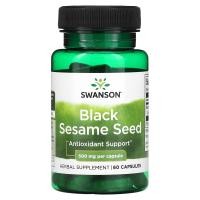 ราคา Swanson, Black Sesame Seed, 500 mg, 60 Capsules (SWV-11598)