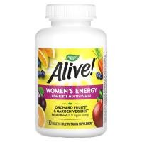 ราคา Nature's Way, Alive! Women's Energy Complete Multivitamin, 130 Tablets (NWY-13710)