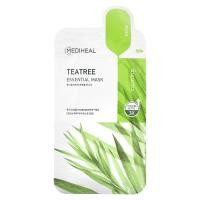 ราคา Mediheal, Tea Tree, Essential Beauty Mask, 4 Sheets, 0.81 fl oz (24 ml) Each (MHL-05746)
