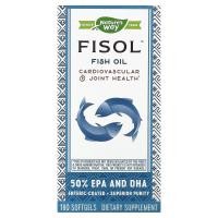 ราคา Nature's Way, Fisol, Fish Oil, 180 Softgels (NWY-15334)