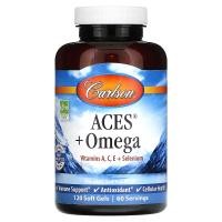 ราคา Carlson, ACES + Omega, 120 Softgels (CAR-44410)