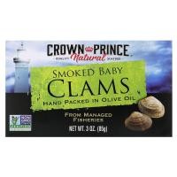 ราคา Crown Prince Natural, ลูกหอยกาบรมควันในน้ำมันมะกอก ขนาด 3 ออนซ์ (85 ก.) (CPN-00853)