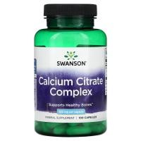 ราคา Swanson, Calcium Citrate Complex, 250 mg , 100 Capsules (SWV-11006)