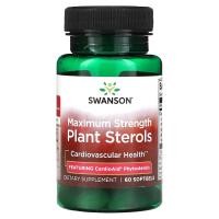 ราคา Swanson, Plant Sterols, Maximum Strength, 60 Softgels (SWV-02503)