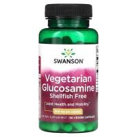 ราคา Swanson, Vegetarian Glucosamine, 500 mg, 90 Veggie Capsules (SWV-02799)