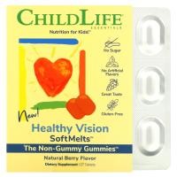 ราคา ChildLife Essentials, ผลิตภัณฑ์บำรุงสายตาแบบ SoftMelts รสเบอร์รี่ธรรมชาติ บรรจุ 27 เม็ด (CDL-10050)