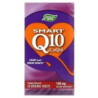 ราคา Nature's Way, Smart Q10, Orange, 100 mg , 30 Chewable Tablets (NWY-06113)