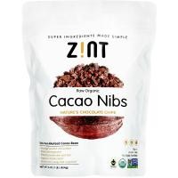 ราคา Zint, Raw Organic Cacao Nibs, 16 oz (454 g) (ZNT-02052)