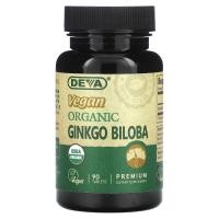 ราคา Deva, Vegan Organic Ginkgo Biloba, 90 Tablets (DEV-00014)