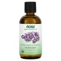 ราคา NOW Foods, Organic Essential Oils, Lavender, 4 fl oz (118 ml) (NOW-07431)