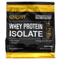 ราคา California Gold Nutrition, เวย์โปรตีนไอโซเลต 100% สูตรไม่ปรุงแต่งรส ขนาด 5 ปอนด์ (2.27 กก.) (CGN-01167)