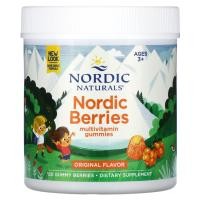ราคา Nordic Naturals, Nordic Berries, Multivitamin Gummies, Ages 3+, Original, 120 Gummy Berries (NOR-30120)