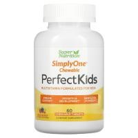 ราคา Super Nutrition, Perfect Kids วิตามินรวมแบบครบถ้วน รสไวลด์เบอร์รี่ บรรจุเม็ดเคี้ยวมังสวิรัติ 60 เม็ด (SPN-00235)