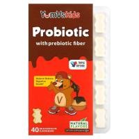 ราคา YumV's, Probiotic with Prebiotic Fiber, Milk Chocolate , 40 Bears (YUV-00164)