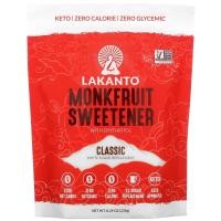 ราคา Lakanto, สารให้ความหวานจากหล่อฮังก๊วยผสมอิริทริทอล รสคลาสสิก ขนาด 8.29 ออนซ์ (235 ก.) (LAK-00004)