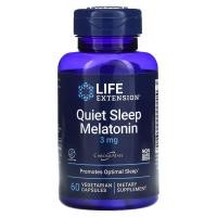 ราคา Life Extension, Quiet Sleep Melatonin, 3 mg, 60 Vegetable Capsules (LEX-14446)