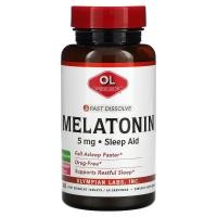 ราคา Olympian Labs, Melatonin, Fast Dissolve, Strawberry Flavor, 5 mg, 60 Fast Dissolve Tablets (OLY-91034)