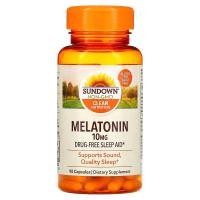 ราคา Sundown Naturals, Melatonin, 10 mg, 90 Capsules (SDN-19484)