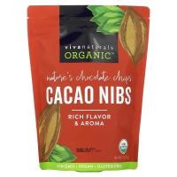 ราคา Viva Naturals, Organic Cacao Nibs , 1 lb (454 g) (VVA-93697)