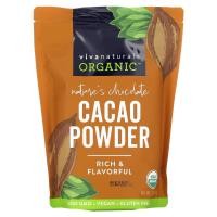 ราคา Viva Naturals, Organic Cacao Powder, 1 lb (454 g) (VVA-93675)