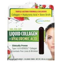ราคา Applied Nutrition, Liquid Collagen + Hyaluronic Acid, 10 Liquid-Tubes, 10 ml Each (IRW-59260)
