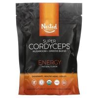 ราคา Nested Naturals, Super Cordyceps, Mushroom + Greens Blend, Energy, 9.5 oz (270 g) (NDN-00778)